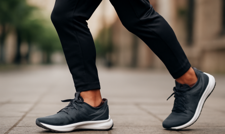 personne marchant vite chaussure de sport