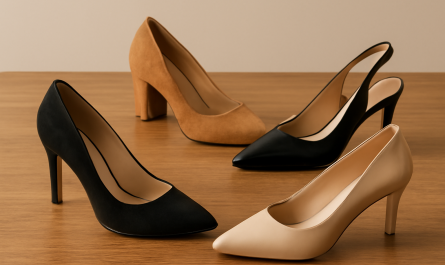 plusieurs talons differents poses sur table