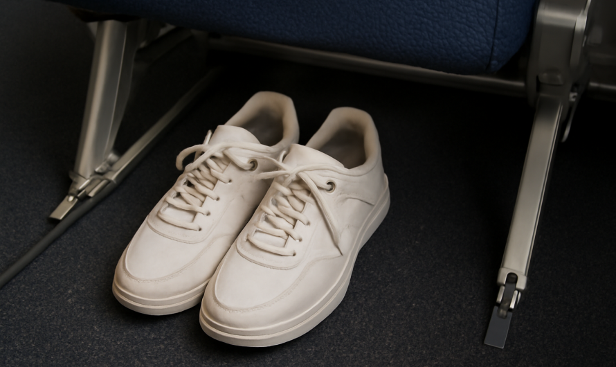 Quelles baskets privilégier pour rester confortable pendant un long vol ?
