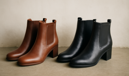 deux paires de bottines cote a cote