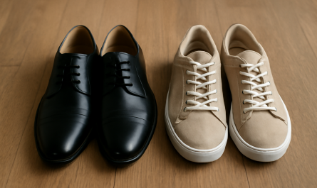 deux paires de chaussures côte à côte