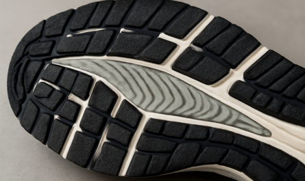 semelle de chaussure de sport en gros plan