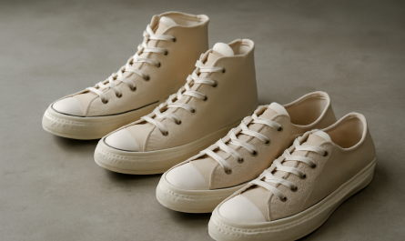 deux paires de baskets montantes et basses