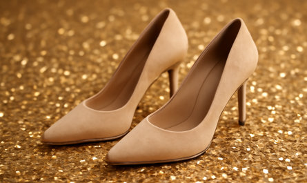 talons posés sur tapis de fête