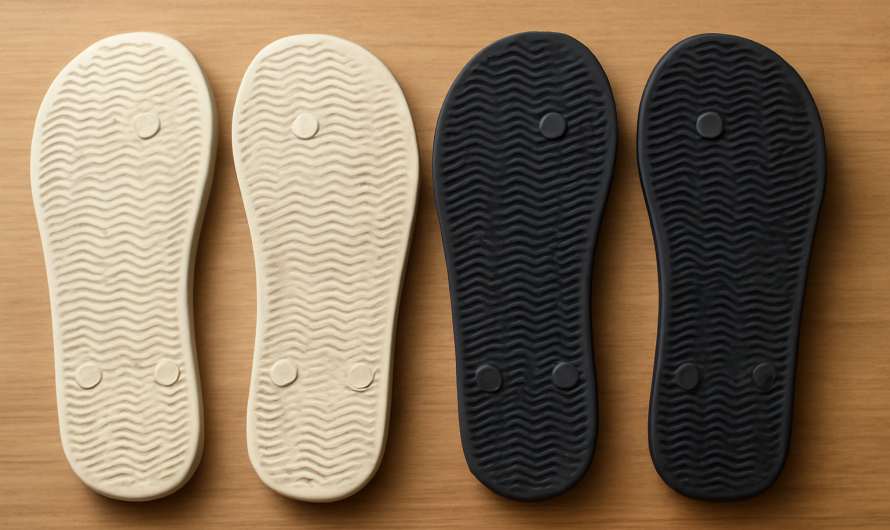 Quelle semelle choisir pour des tongs qui conservent leur forme ?