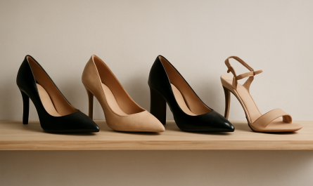 talons de formes differentes alignes sur etagere