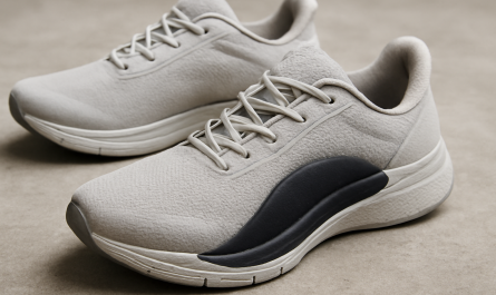 paire de baskets montrant soutien de la voûte plantaire