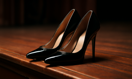 talons posés sur bord de scène