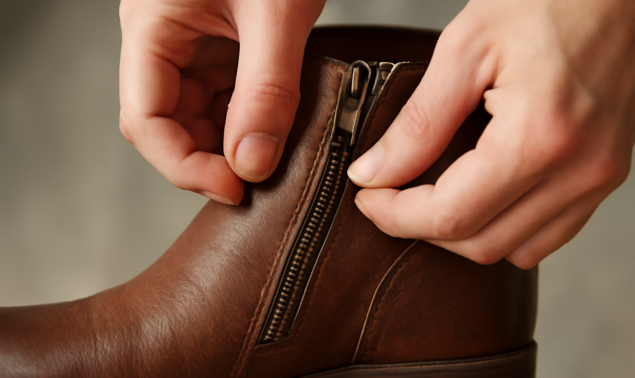 Bottines à lacets ou à glissière : lesquelles s&rsquo;enfilent le plus vite ?