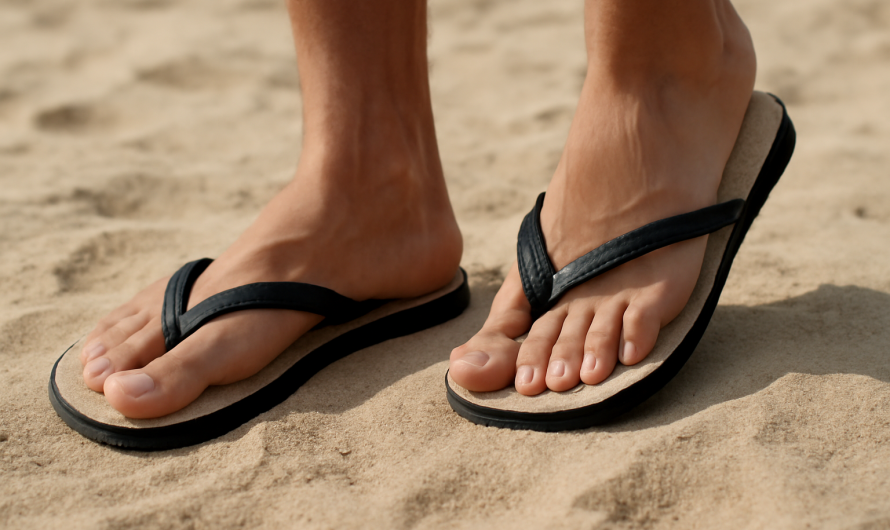 Comment limiter les irritations entre les orteils avec des tongs neuves ?