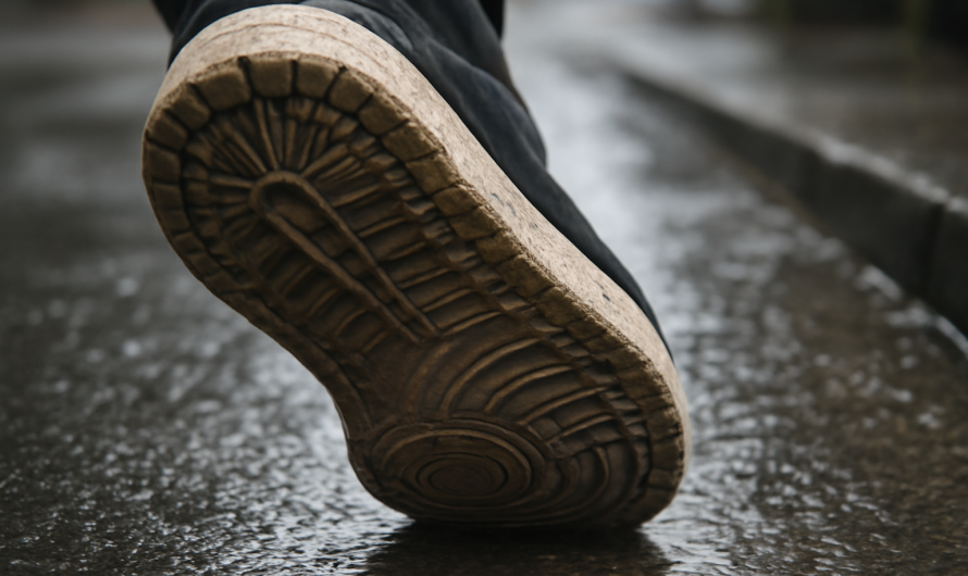 Quelle semelle choisir pour des baskets urbaines antidérapantes ?