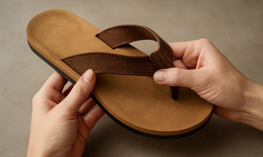 Tongs : quelle bride favorise un bon maintien sans irriter ?