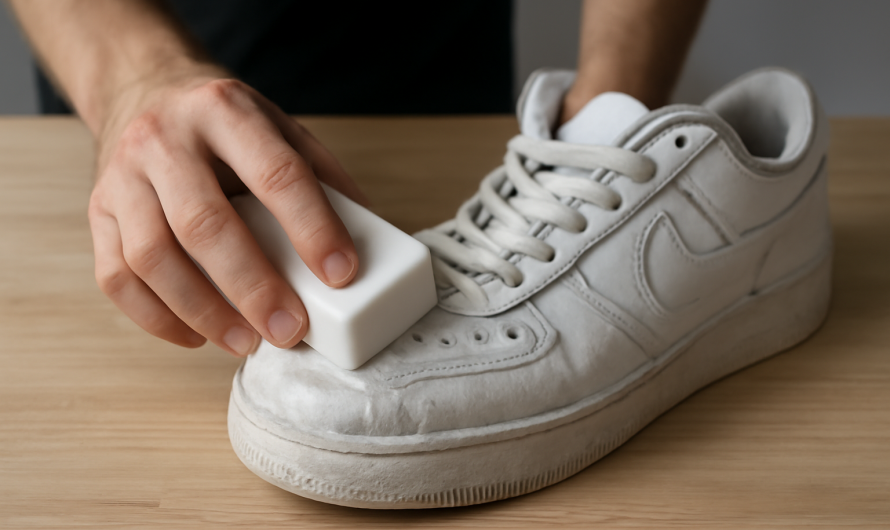 Quelles astuces pour nettoyer des baskets blanches sans les abîmer ?