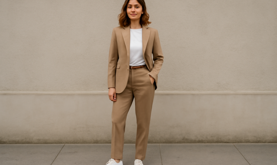 Comment choisir des baskets à associer avec un tailleur casual ?