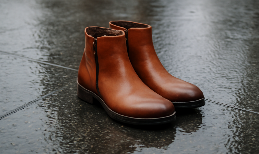Quelles caractéristiques doivent avoir des bottines pour affronter une pluie légère ?