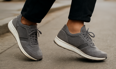 baskets en mouvement sur trottoir