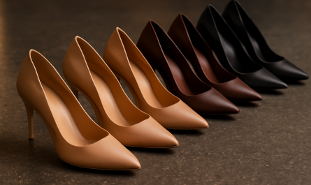 talons alignes sur sol de soiree