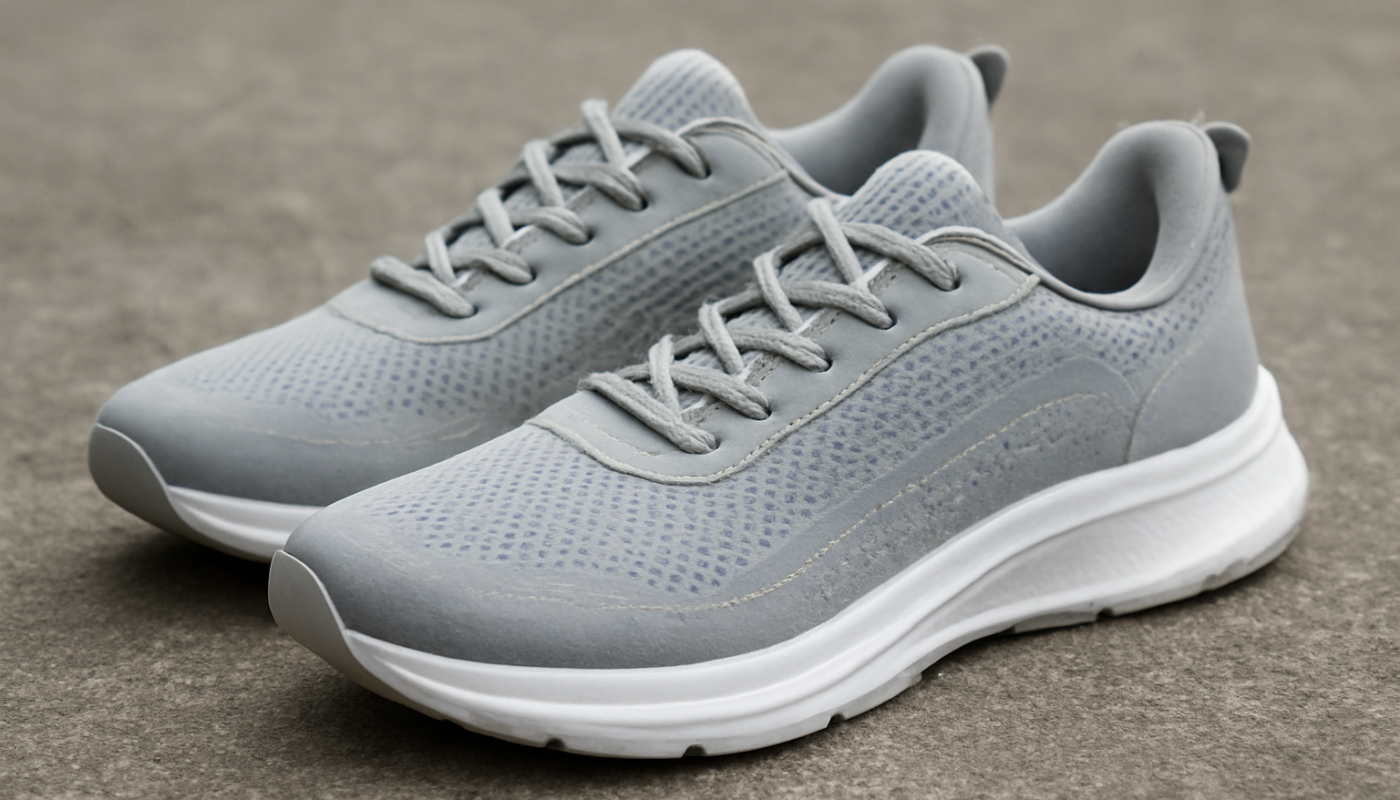 deux chaussures sport posées côte à côte