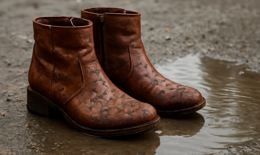 Marque créateur : ses bottines tiennent-elles sous la pluie ?