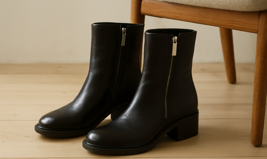 Quel type de fermeture privilégier pour des bottines faciles à enfiler ?