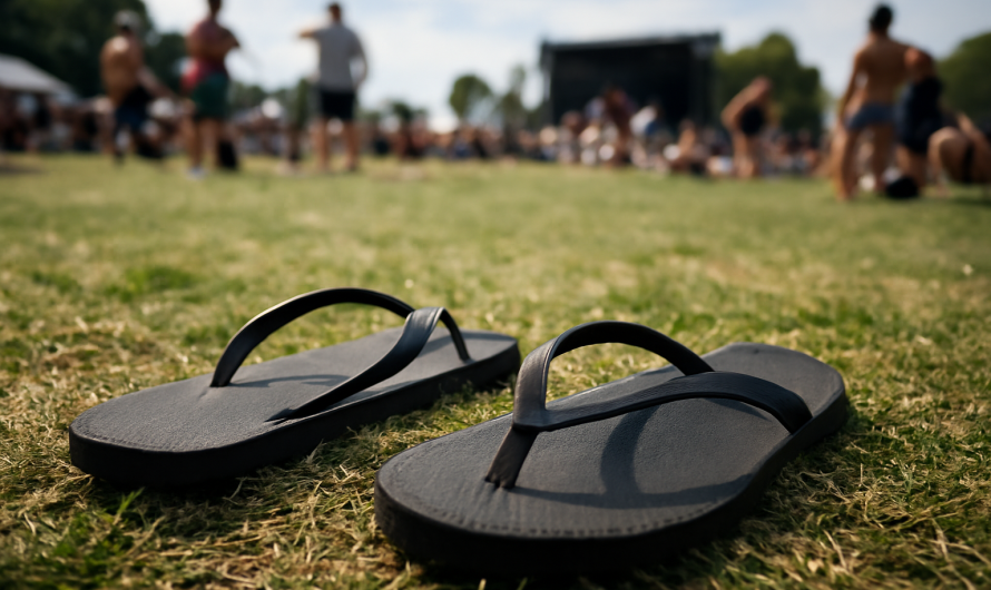 Quelles tongs choisir pour un festival en été ?